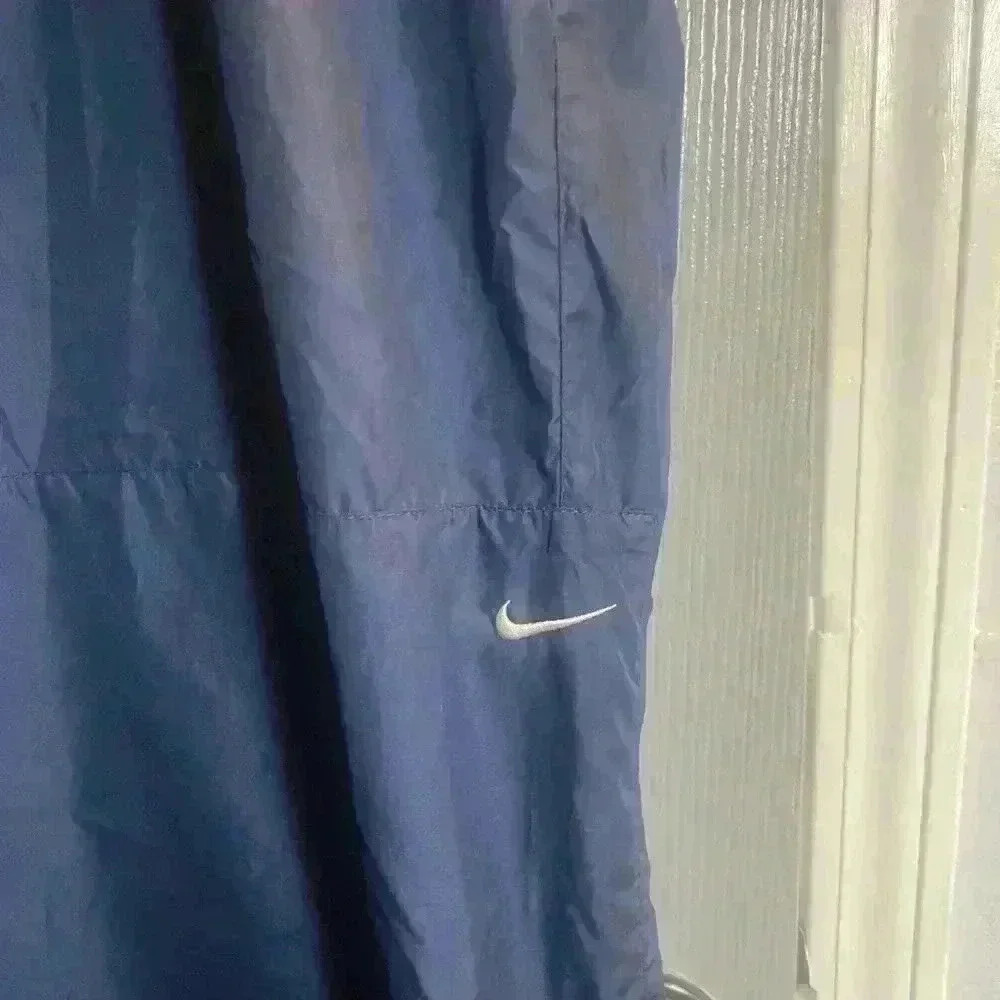 Men’s Nike Navy nylon pants with adj elastic waistband pockets size Large - Picture 2 of 16
